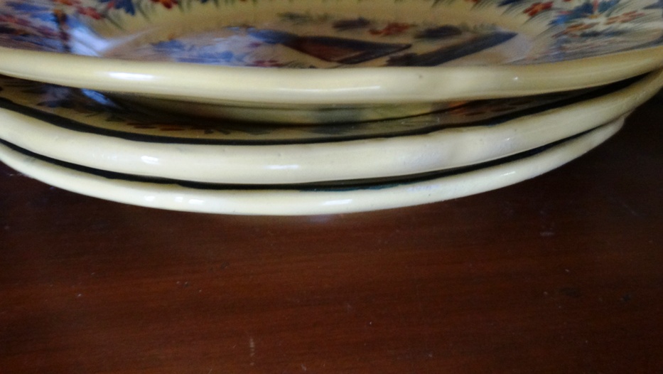 Vintage Henriot Quimper Yellow Soleil Breton Peasant Earthenware