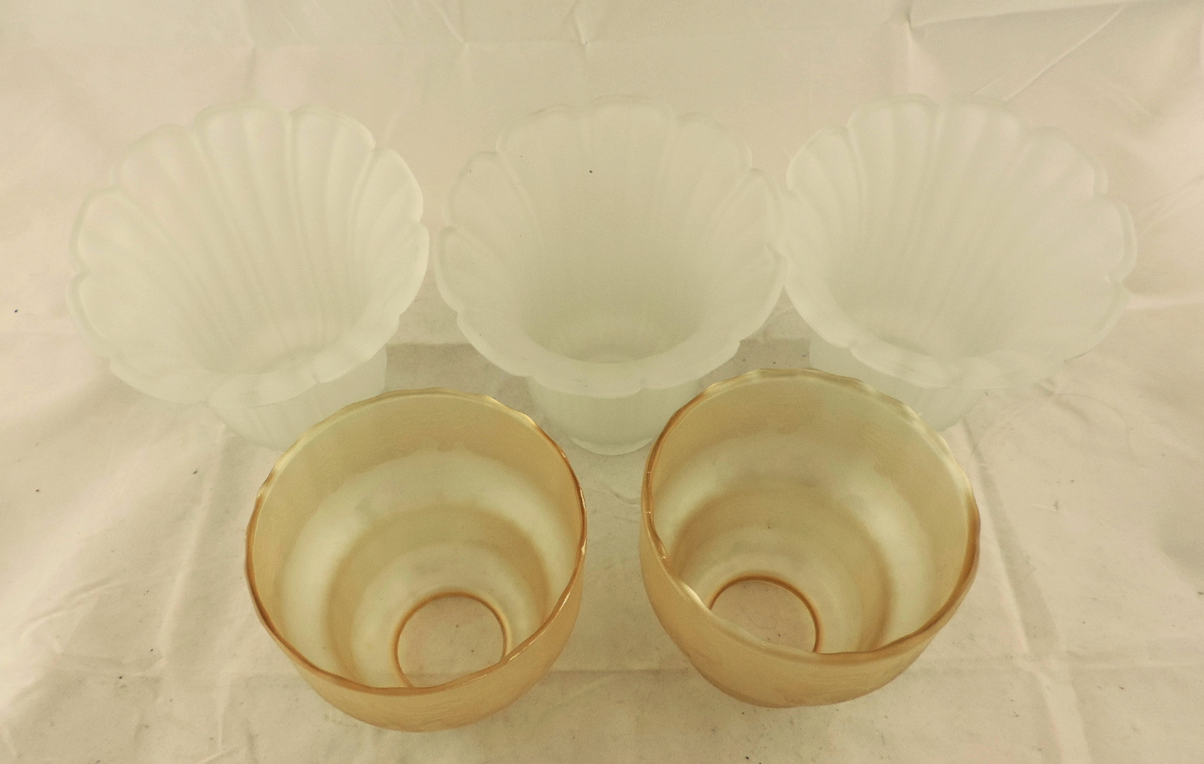 Vintage Glass Lamp Shades