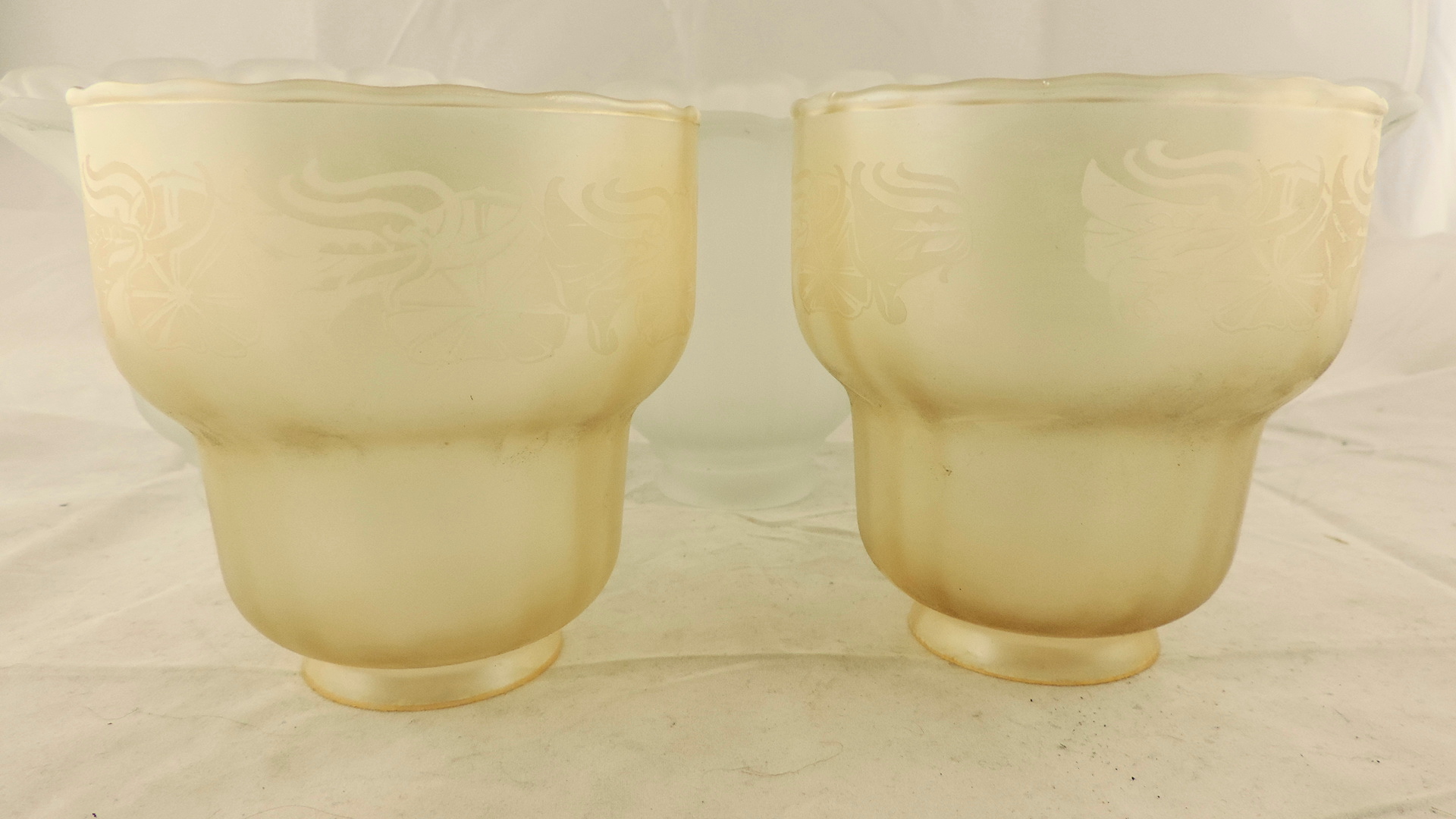 Vintage Glass Lamp Shades