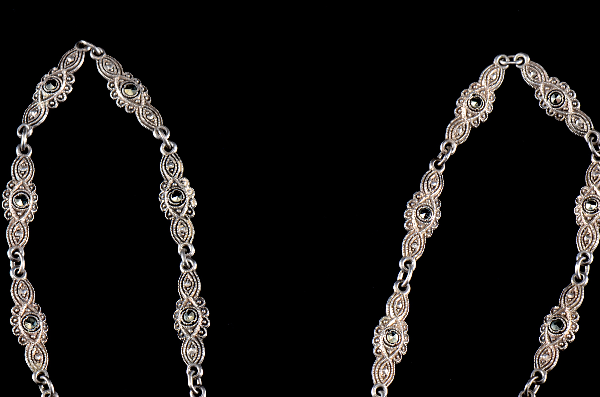 Vintage German Sterling Silver Necklace