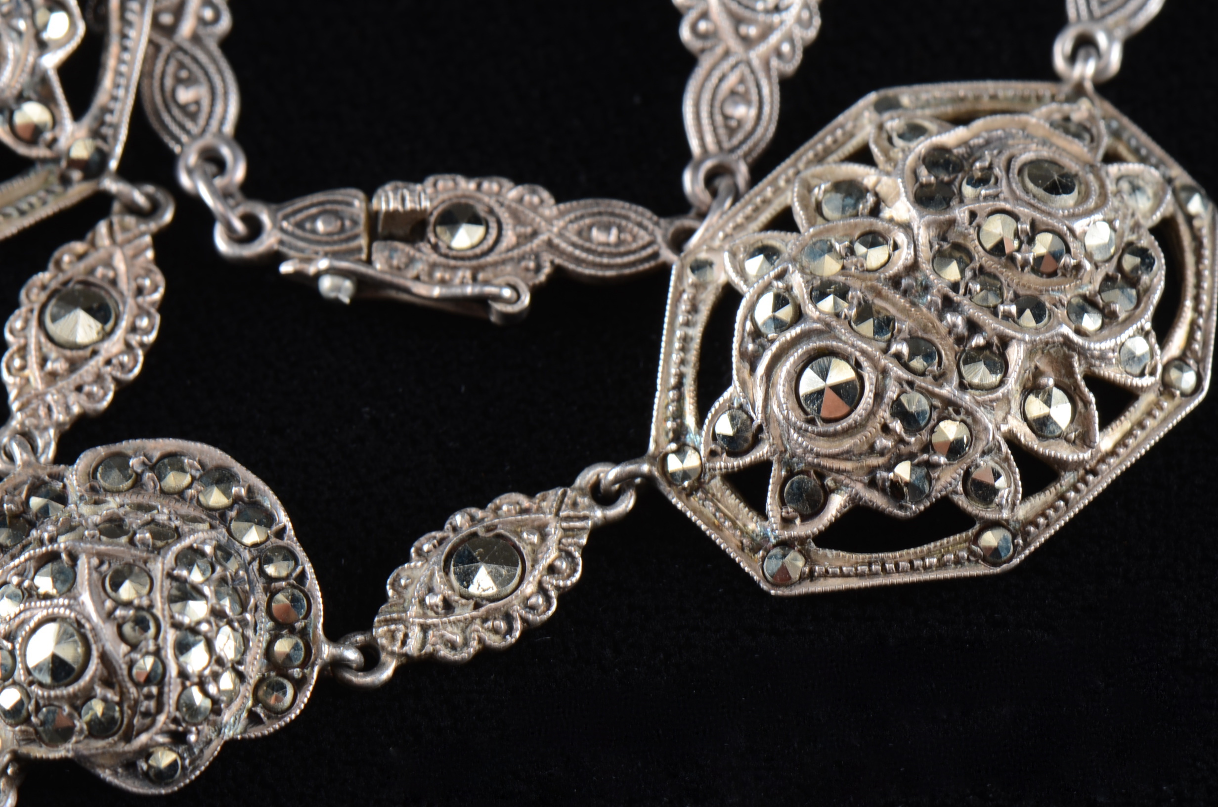 Vintage German Sterling Silver Necklace