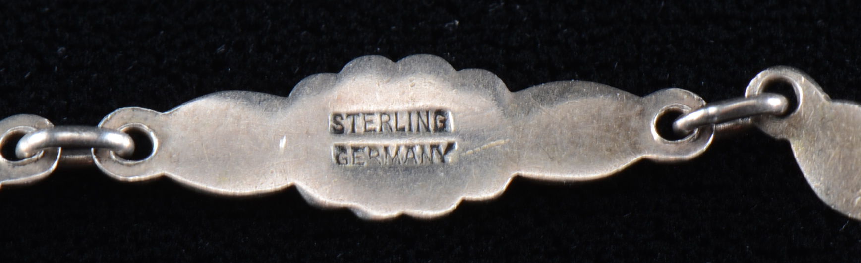Vintage German Sterling Silver Necklace
