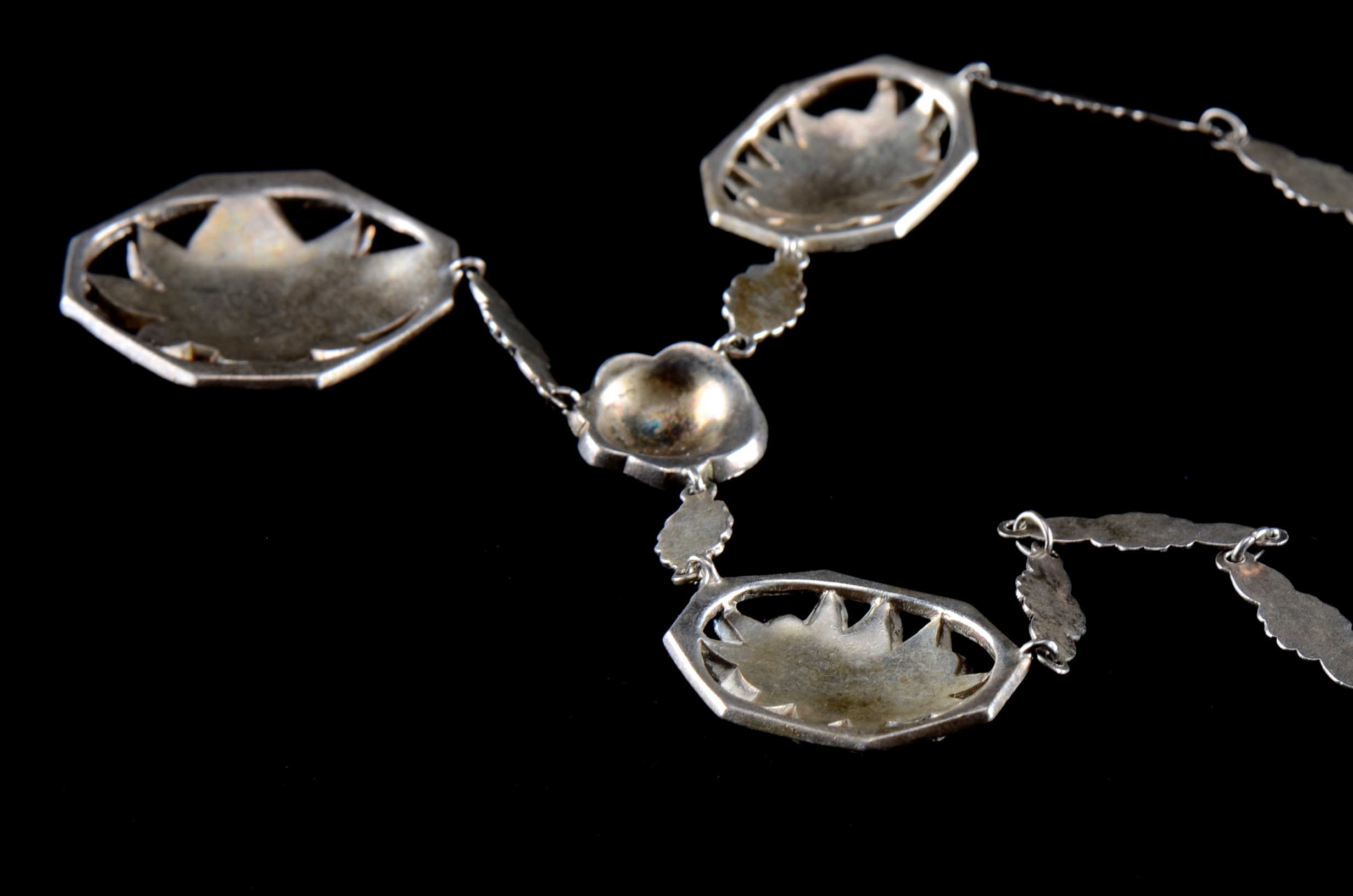 Vintage German Sterling Silver Necklace