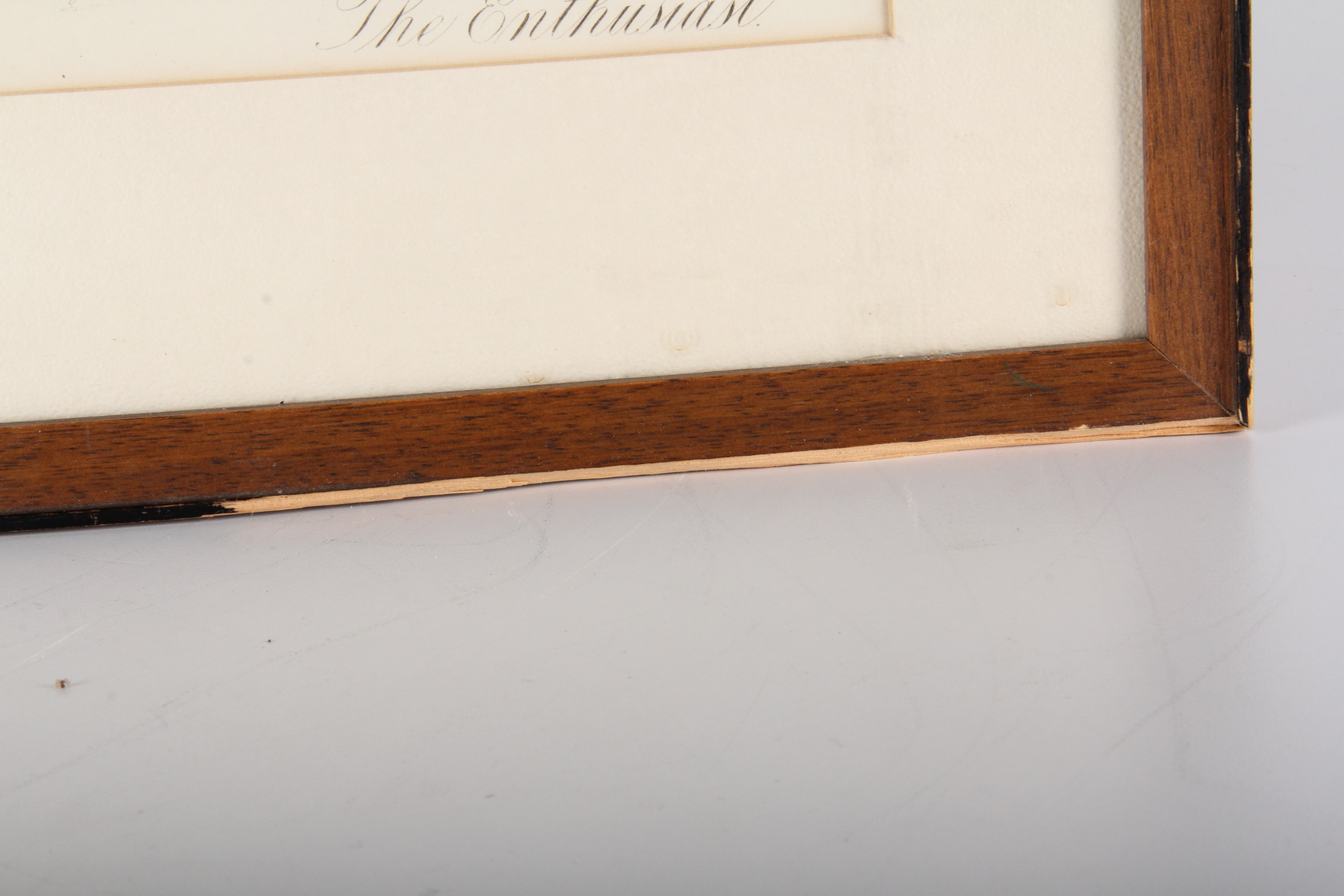 William M. Cary Etching, "The Enthusiast", 1891