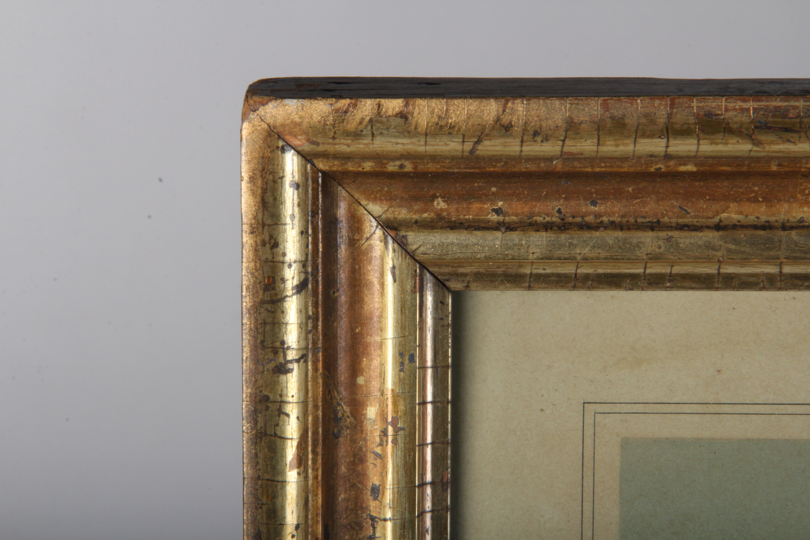 Color Lithograph "Life of George Washington" Copyright 1854