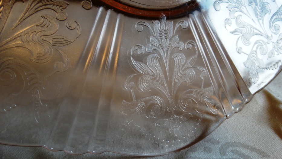 Vintage Pink Depression Dishes and Pink Beverage Glasses