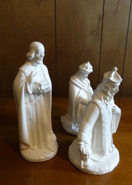 Vintage Holland Mold White Ceramic Nativity Scene