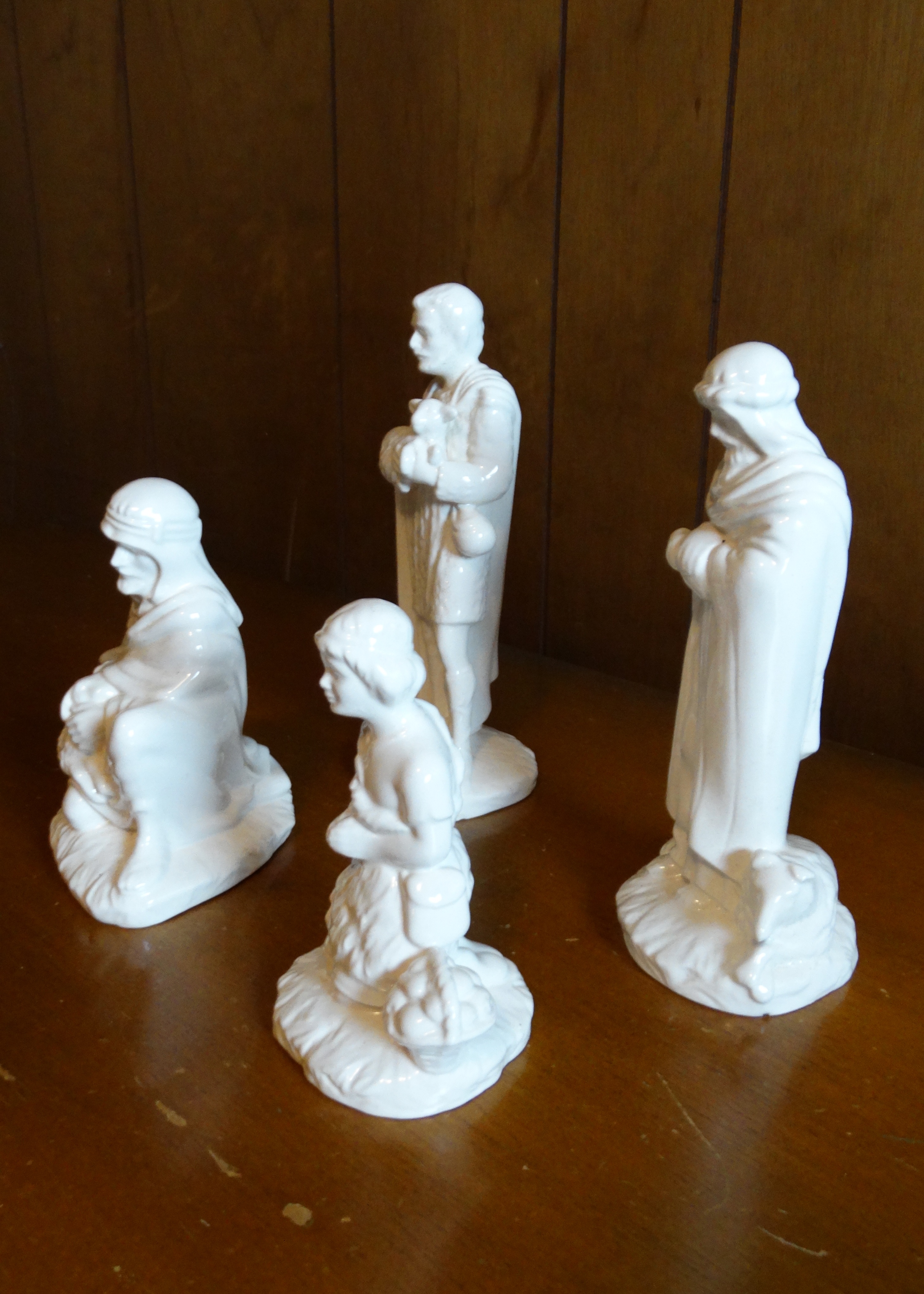 Vintage Holland Mold White Ceramic Nativity Scene