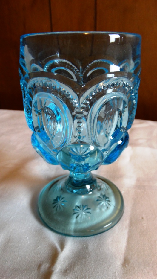 Vintage Moon and Stars Goblets and Compote