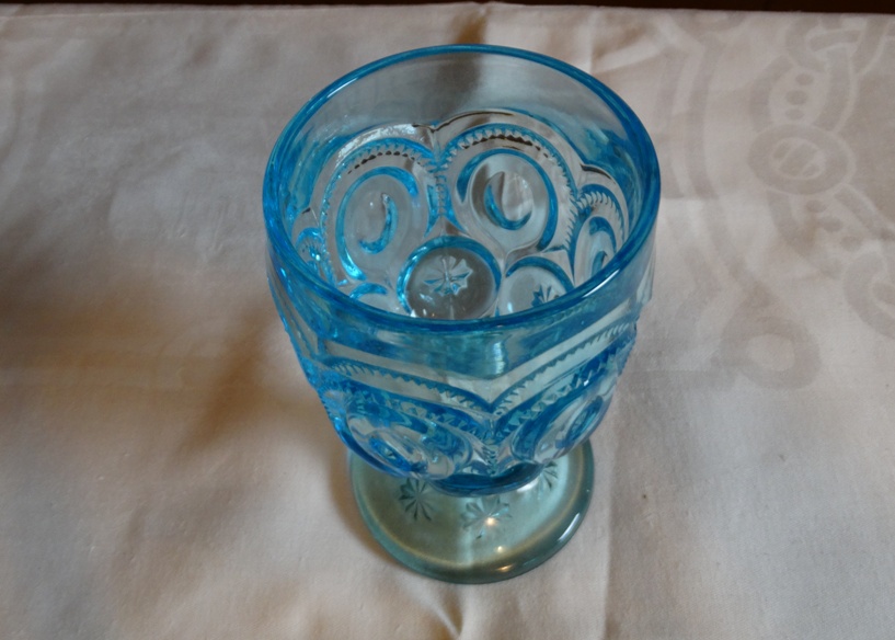 Vintage Moon and Stars Goblets and Compote