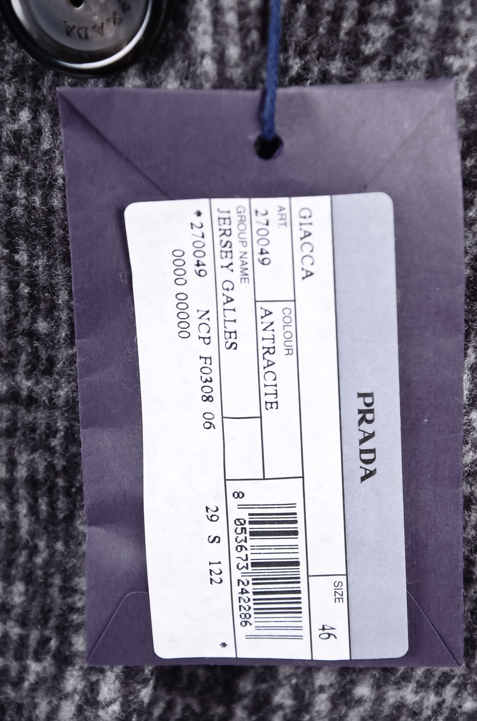 Prada Blazer in Virgin Wool