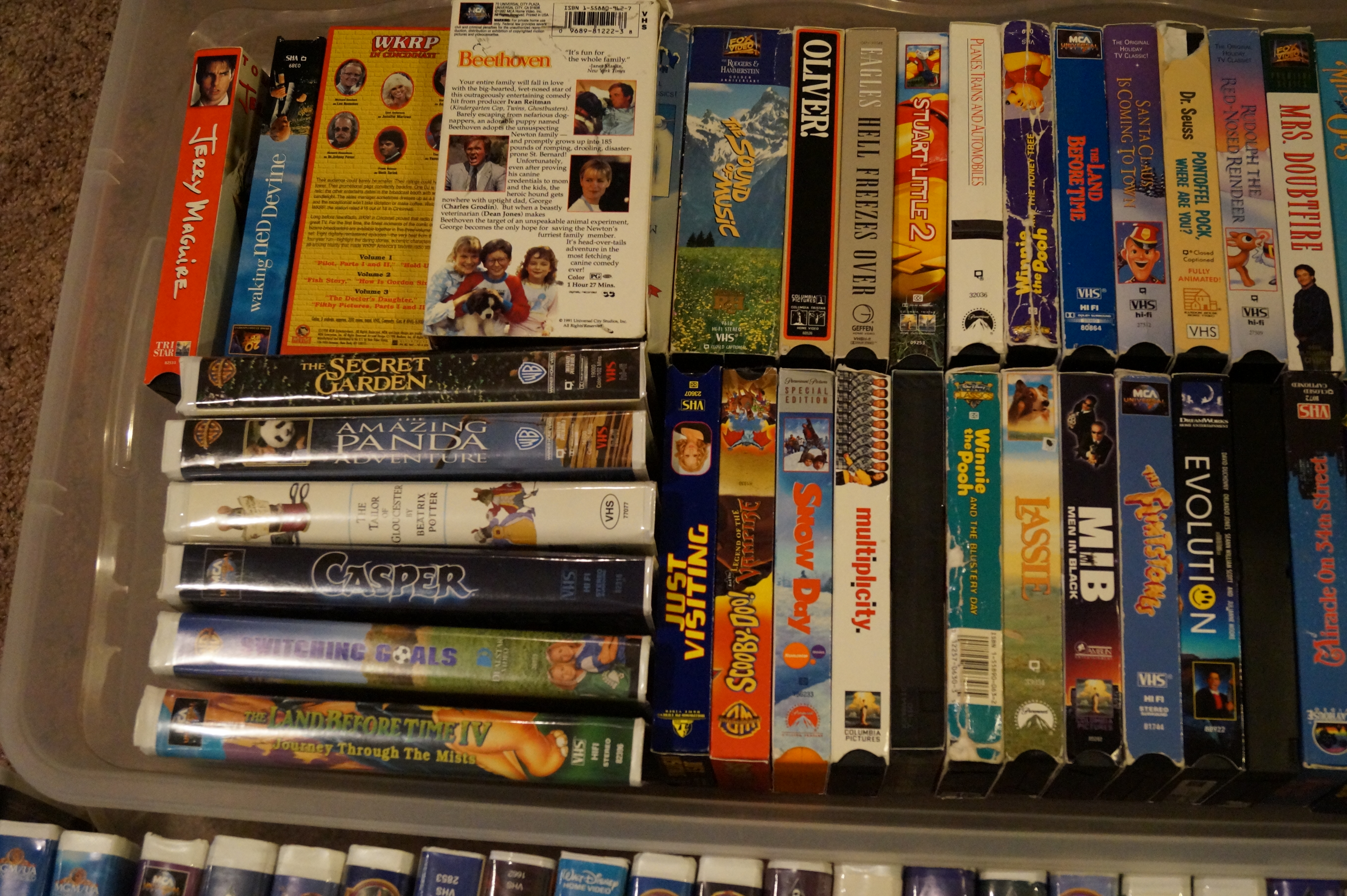 Massive Collection of Children's VHS Tapes