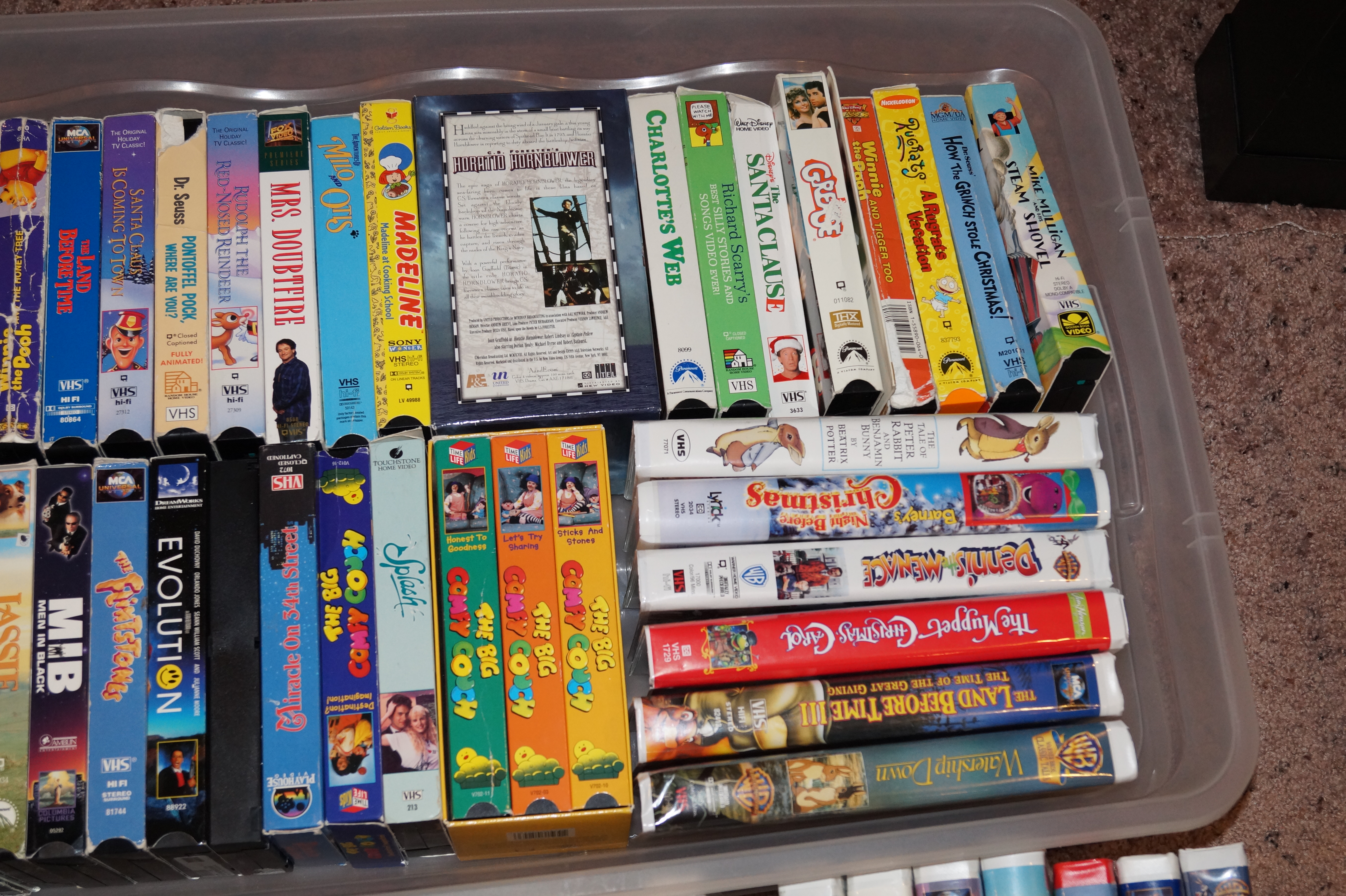 Massive Collection of Children's VHS Tapes