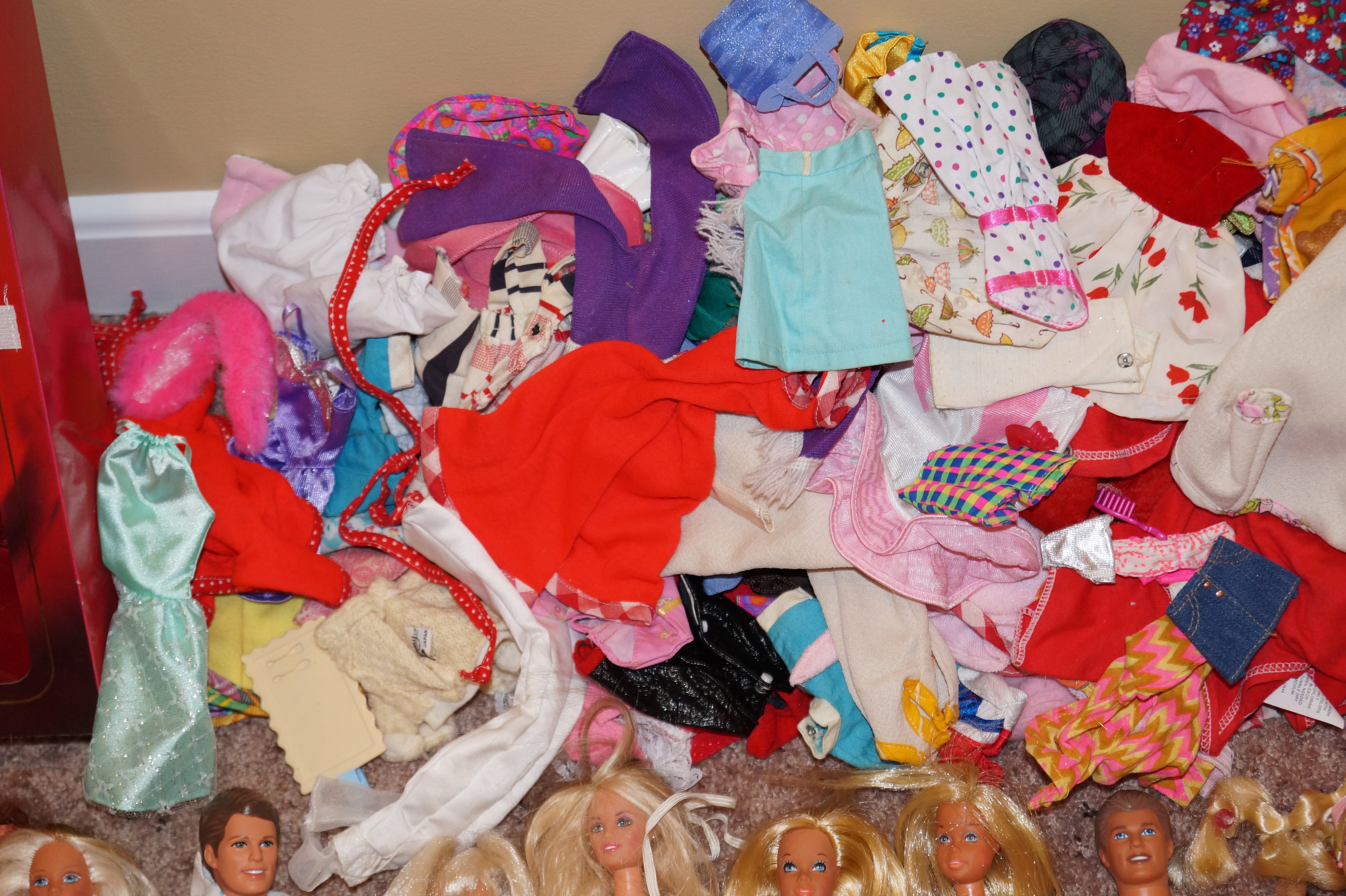 Two 1966 Mattel Barbie Dolls, Clothing, Accessories, and More