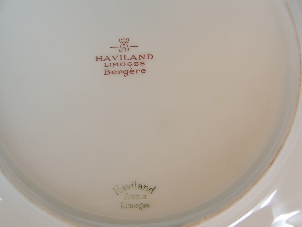 Haviland Limoges China Plates and Cream Pitcher