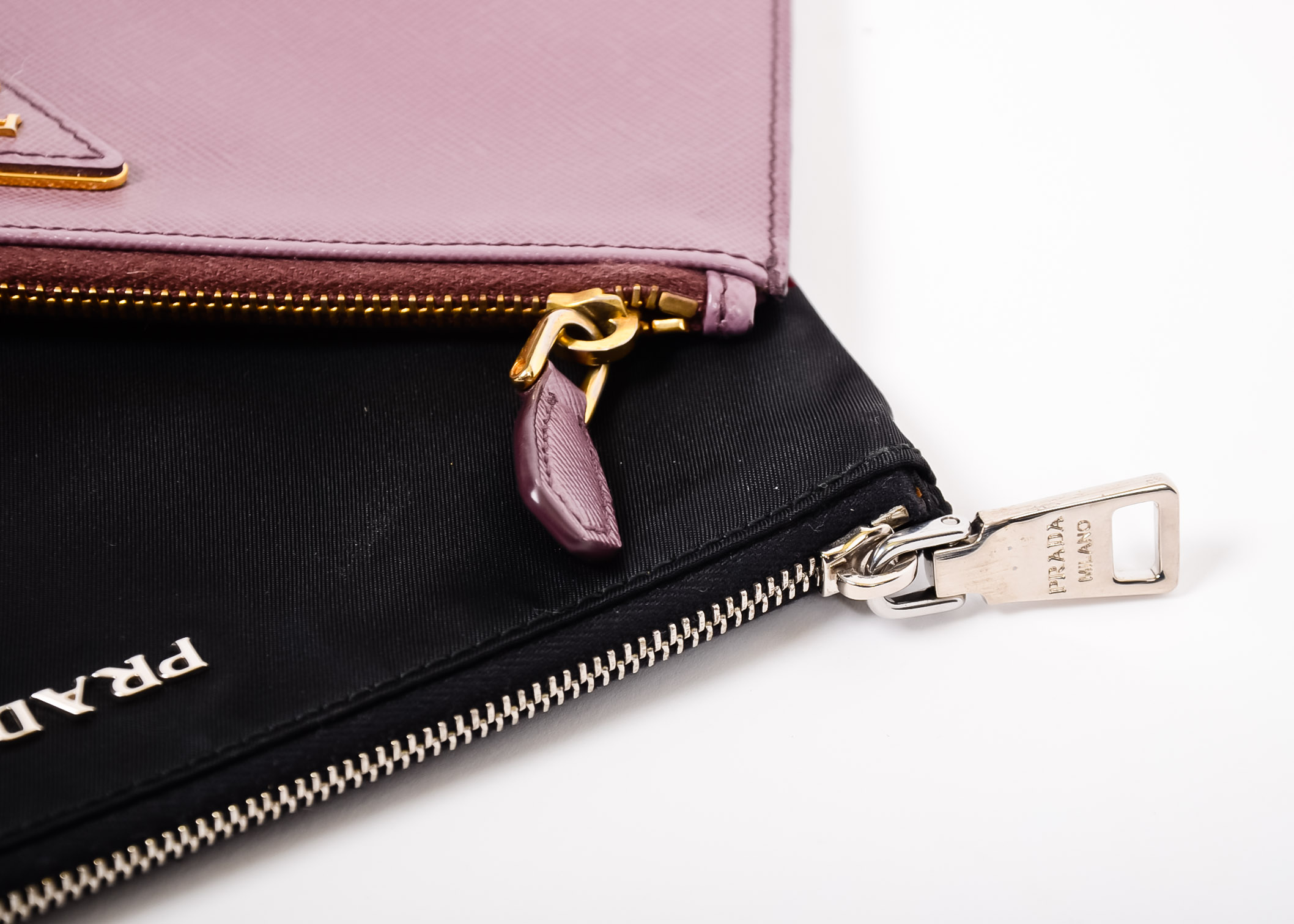 Prada Zippered Pouch with Bull