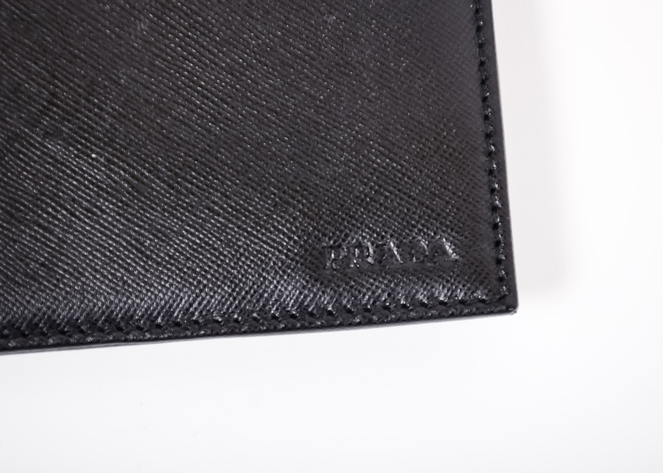 Prada iPad Travel Case in Black Leather