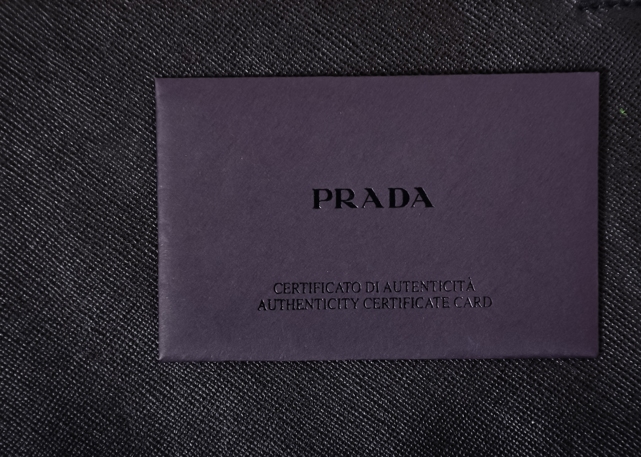 Prada iPad Travel Case in Black Leather