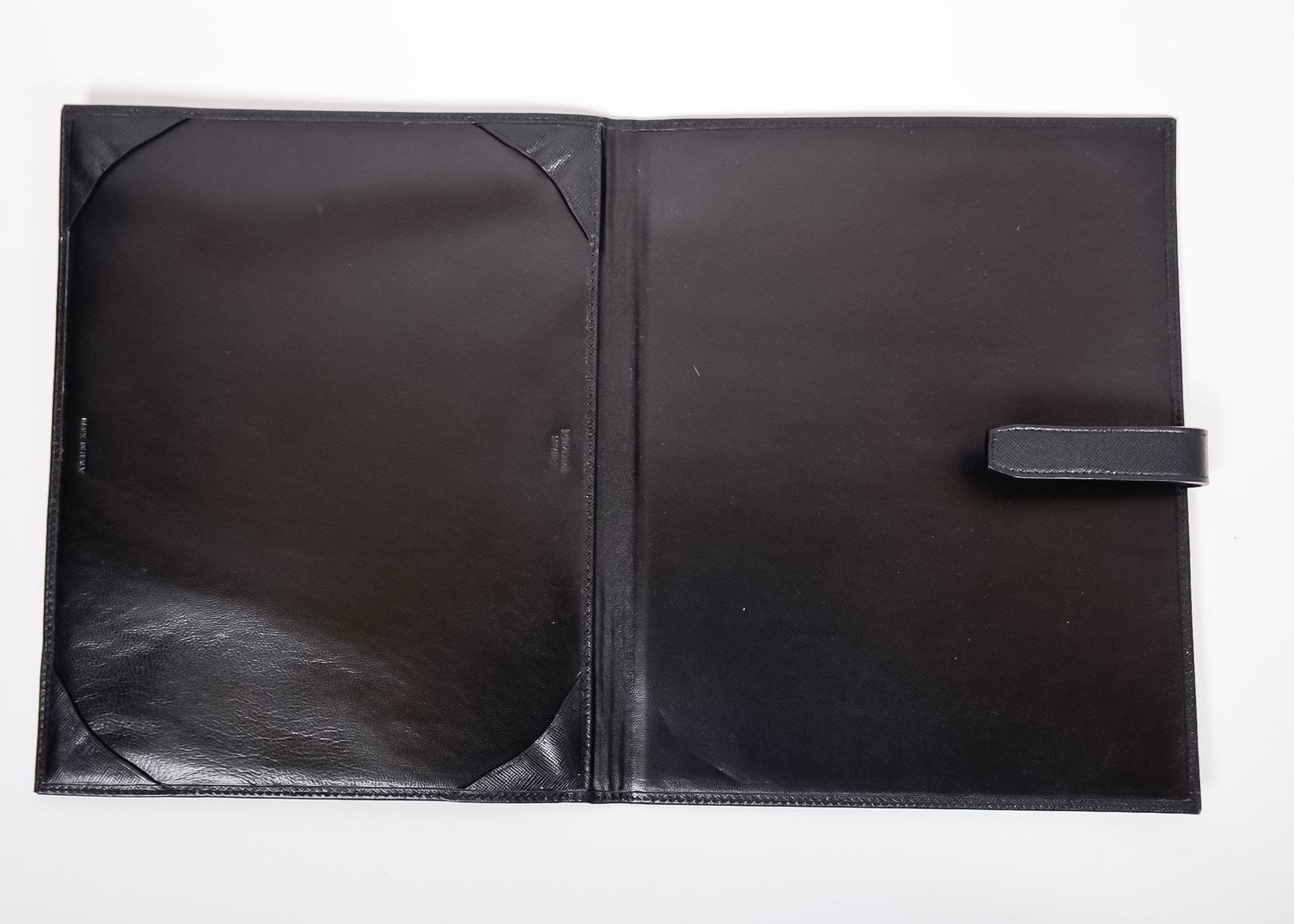 Prada iPad Travel Case in Black Leather