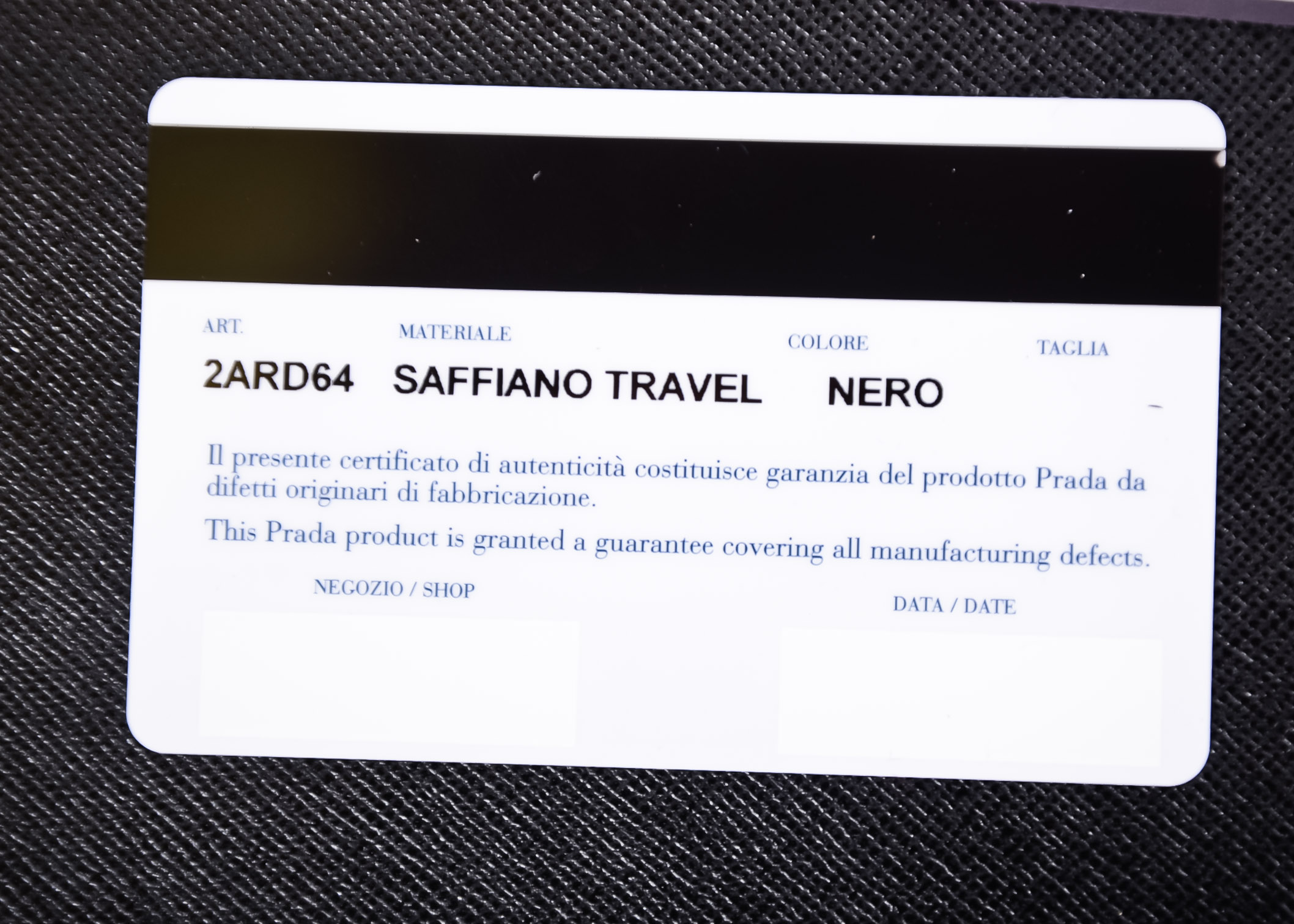 Prada iPad Travel Case in Black Leather