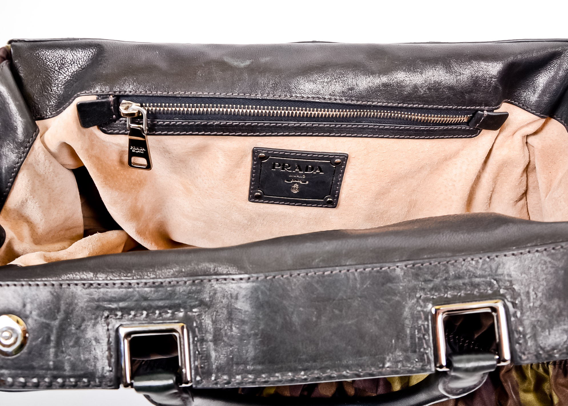 Prada Ruched Camouflage Bag