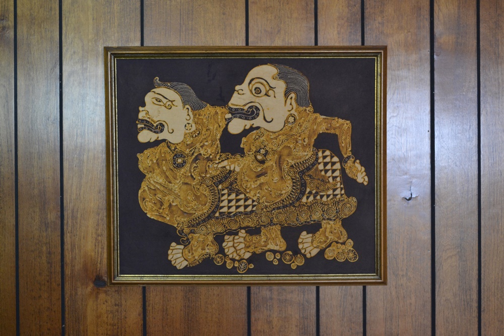 1976 Balinese Batik Print Of Traditional Wayang After Suhirdiman