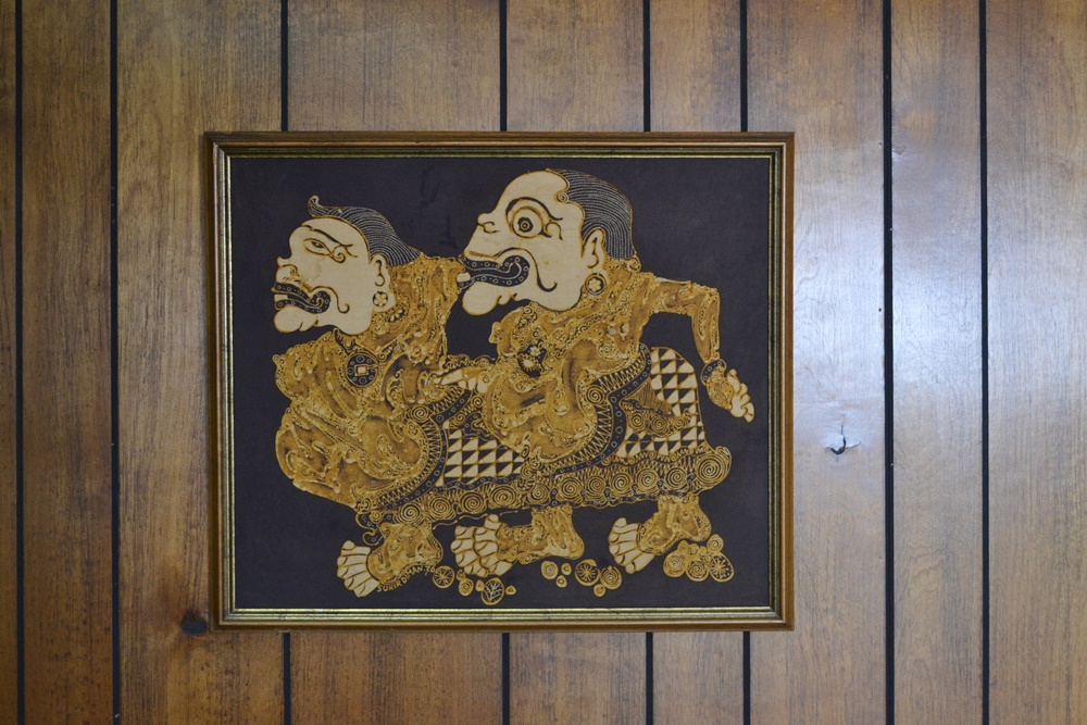 1976 Balinese Batik Print Of Traditional Wayang After Suhirdiman