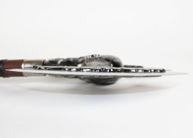 Medieval Skull Battle Axe with Double Blade