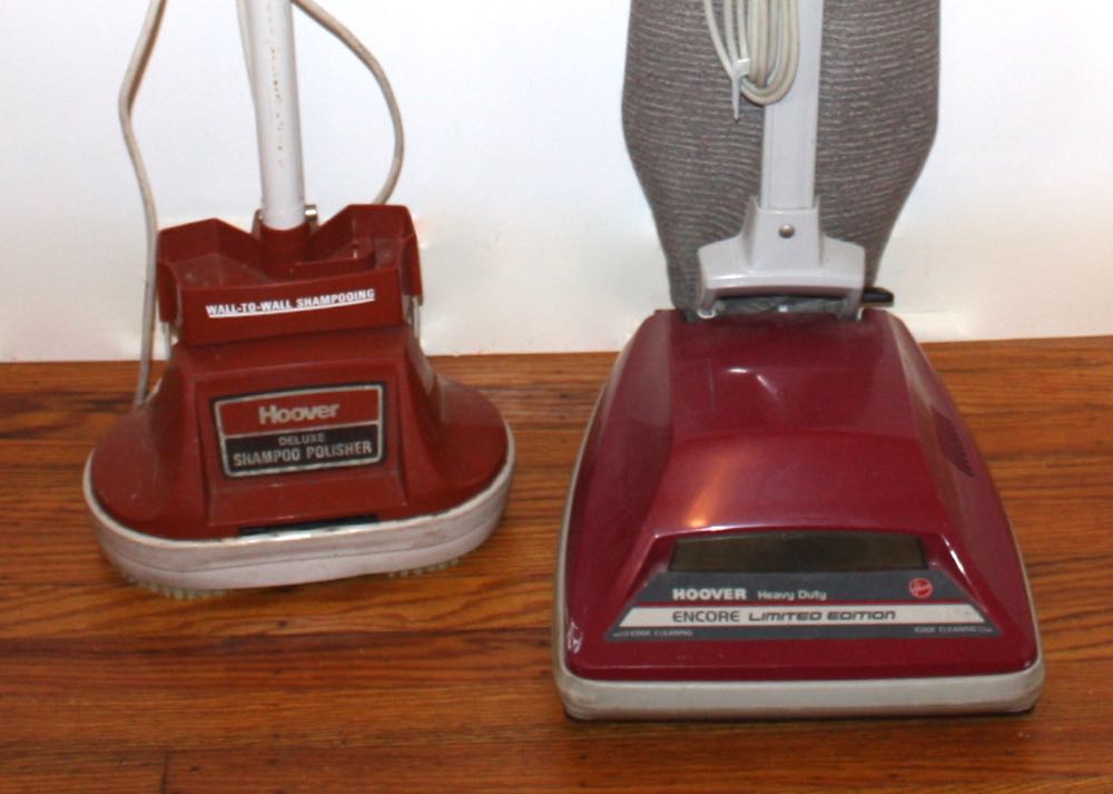 Vintage Hoover Floor Polisher and Vacuum