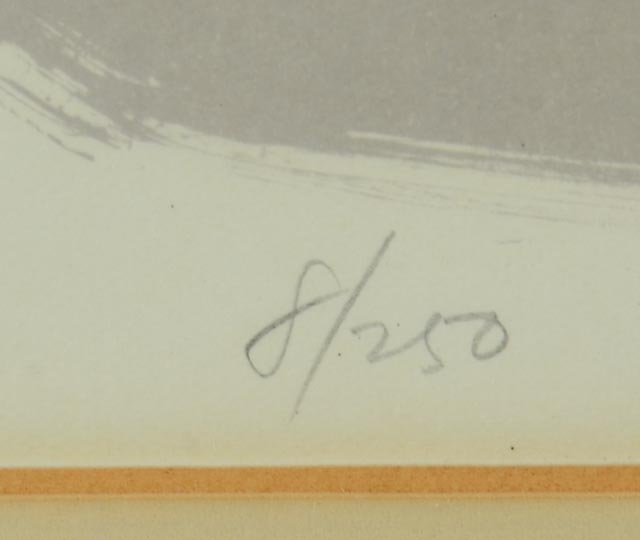 Original Limited Edition Lithograph by Stan Phillips Circa 1968