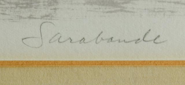 Original Limited Edition Lithograph by Stan Phillips Circa 1968