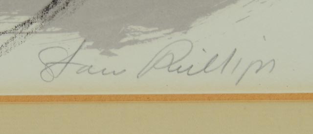 Original Limited Edition Lithograph by Stan Phillips Circa 1968