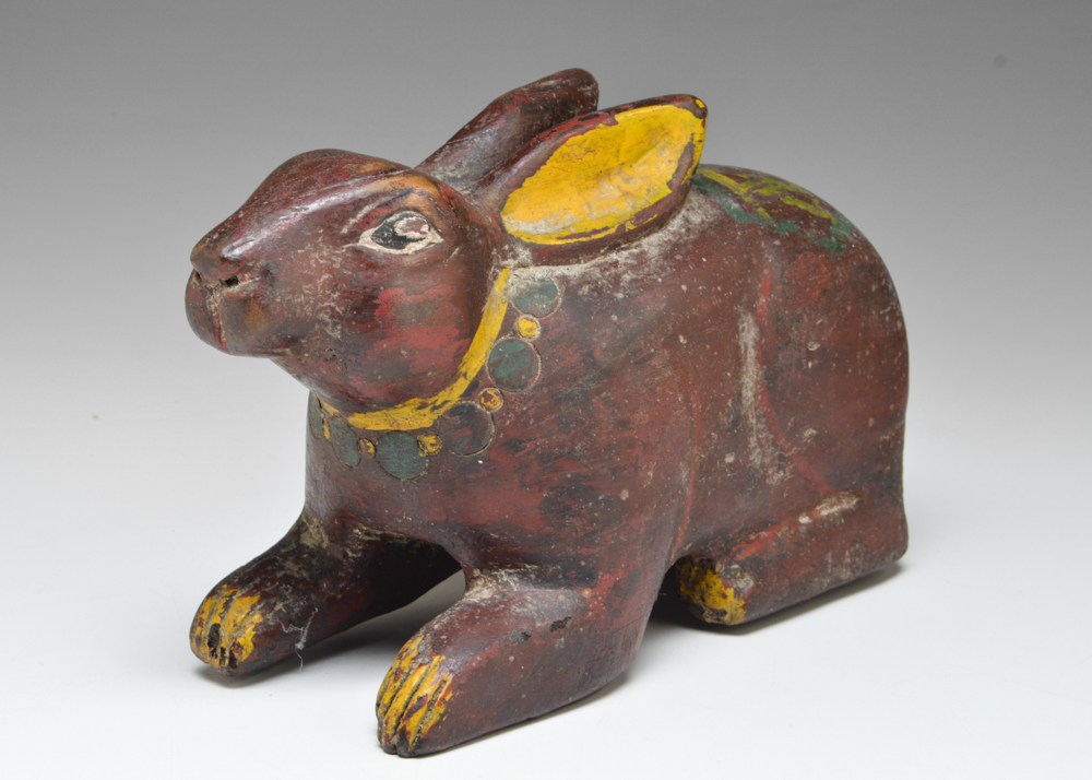 Hand Carved Rabbit Sculpture