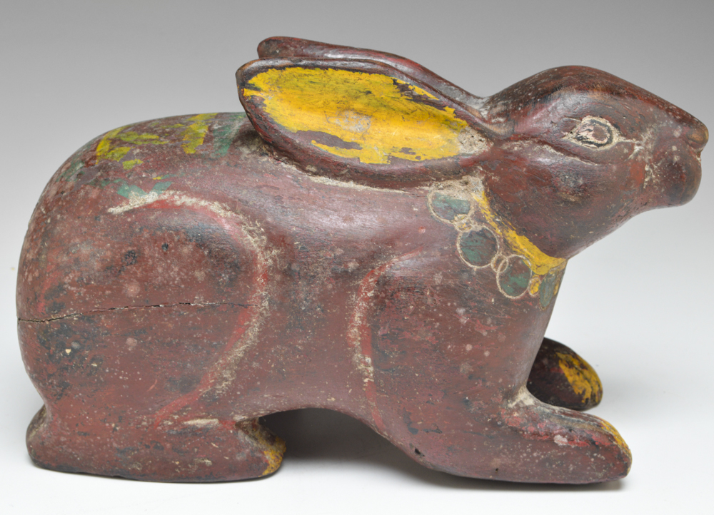 Hand Carved Rabbit Sculpture