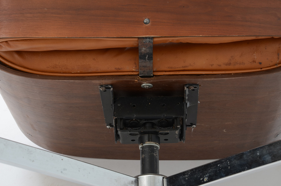 Eames Style Chair with Footstool