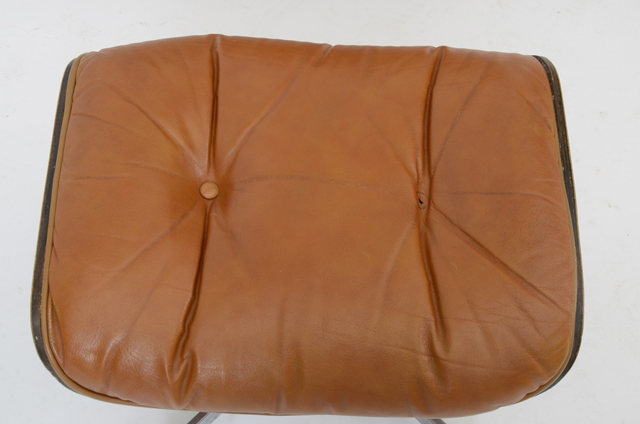 Eames Style Chair with Footstool