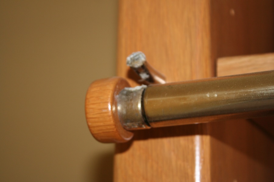 Laerkereden Wall Bookshelf with Rolling Library Ladder