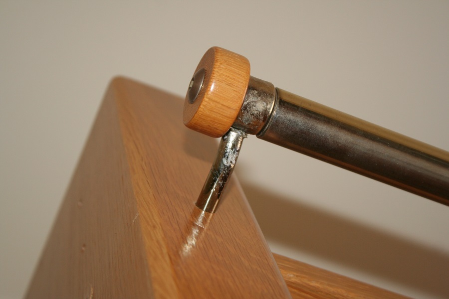 Laerkereden Wall Bookshelf with Rolling Library Ladder