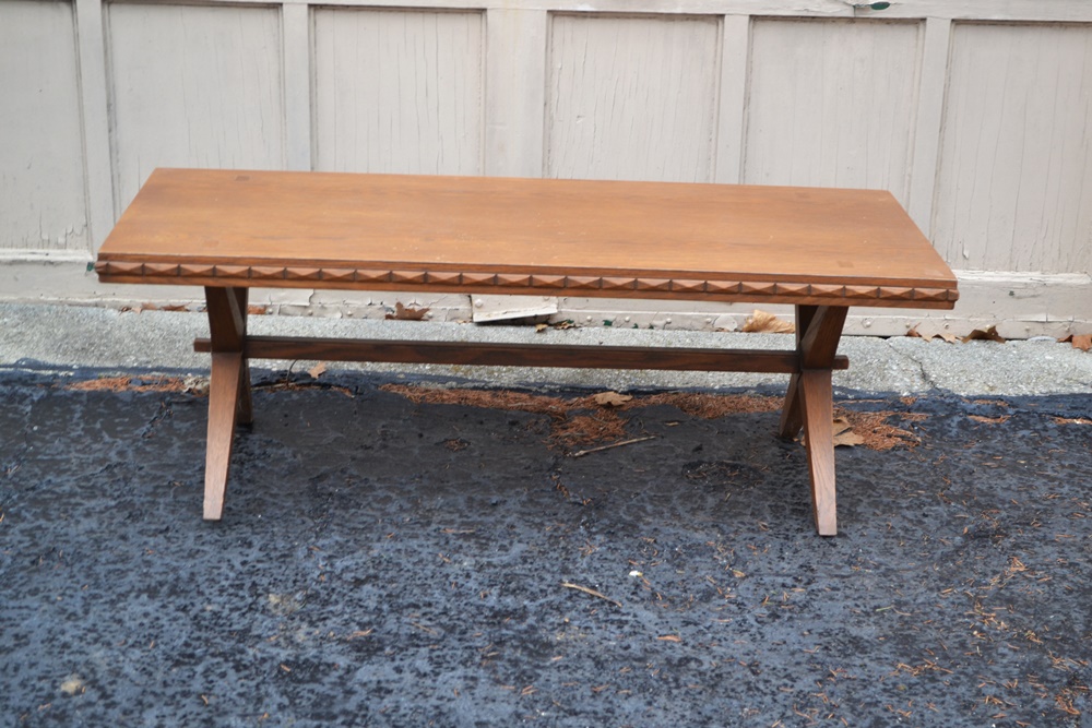 Vintage "Viking Oak" Coffee Table By Romweber