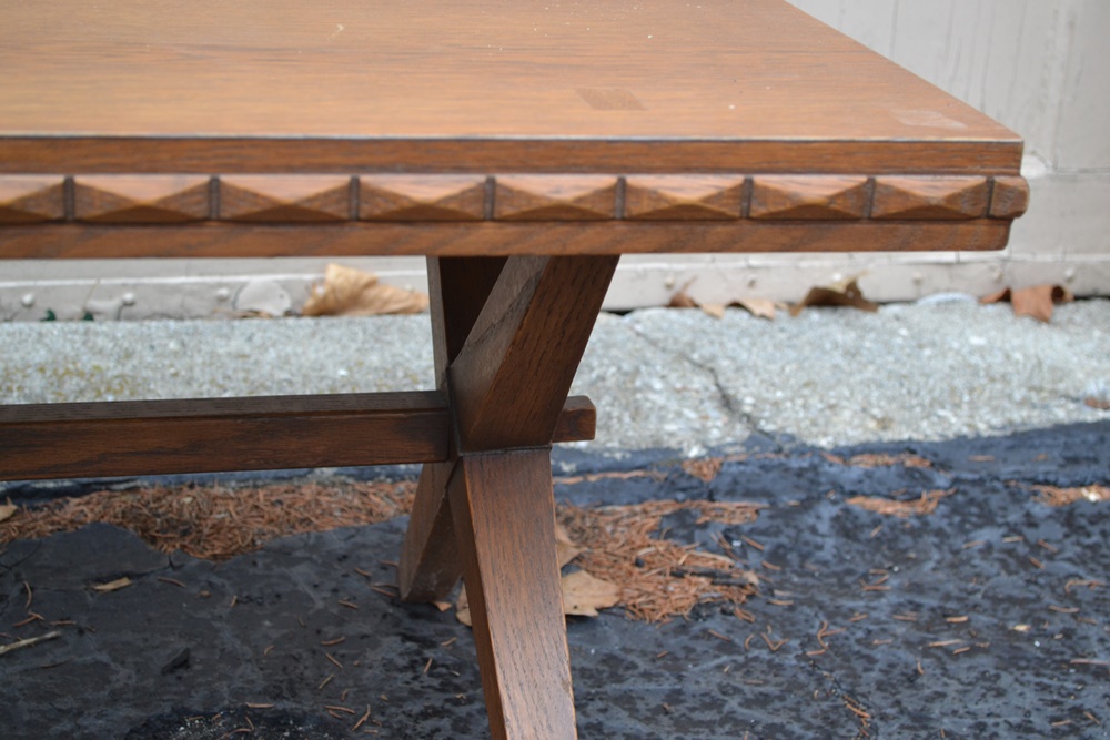 Vintage "Viking Oak" Coffee Table By Romweber