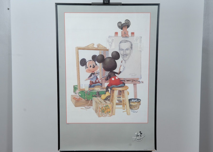 Mickey Mouse Self Portrait Limited Edition Poster