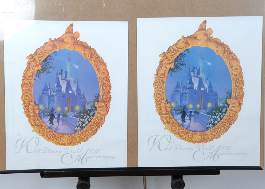 25th Anniversary Disney World Posters