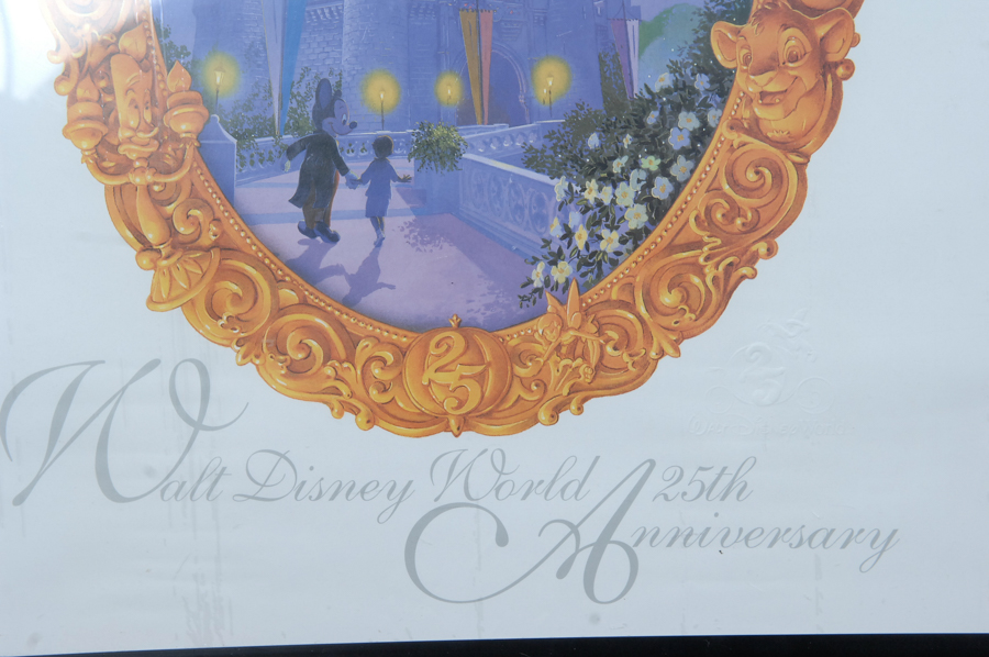 25th Anniversary Disney World Posters