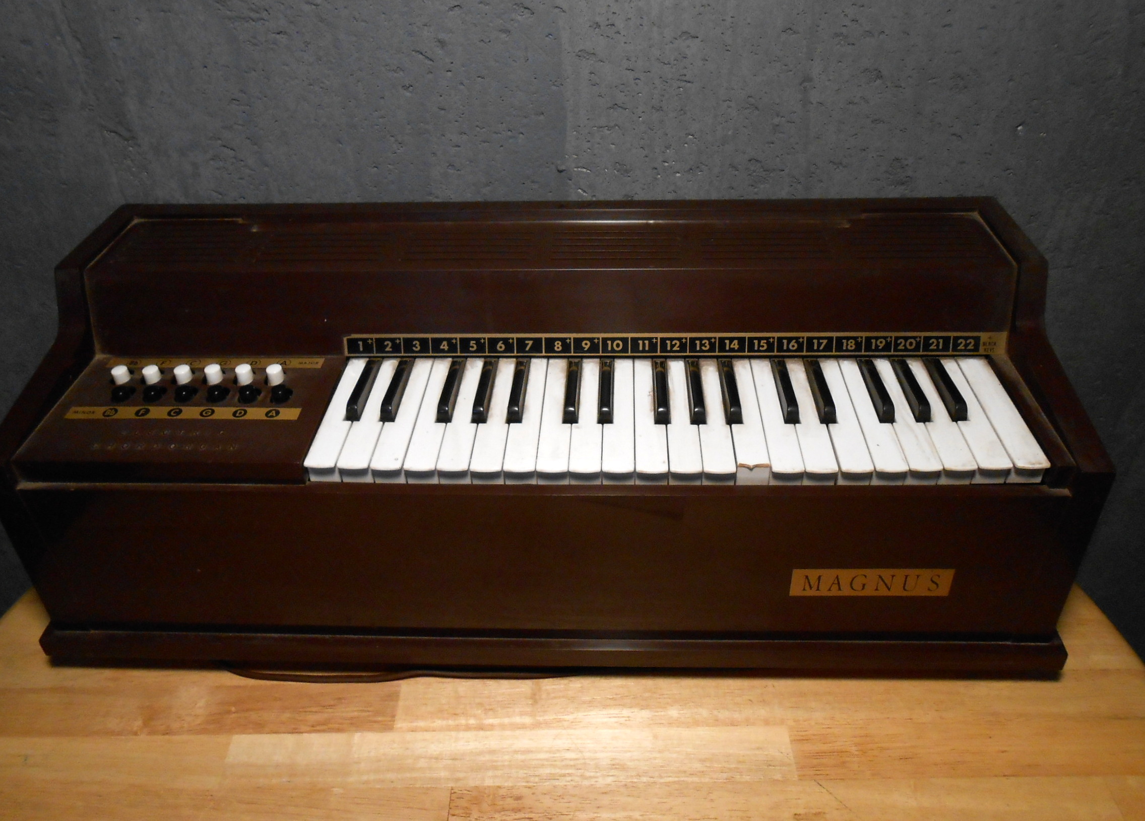 Mid-Century Magnus Electric Chord Organ