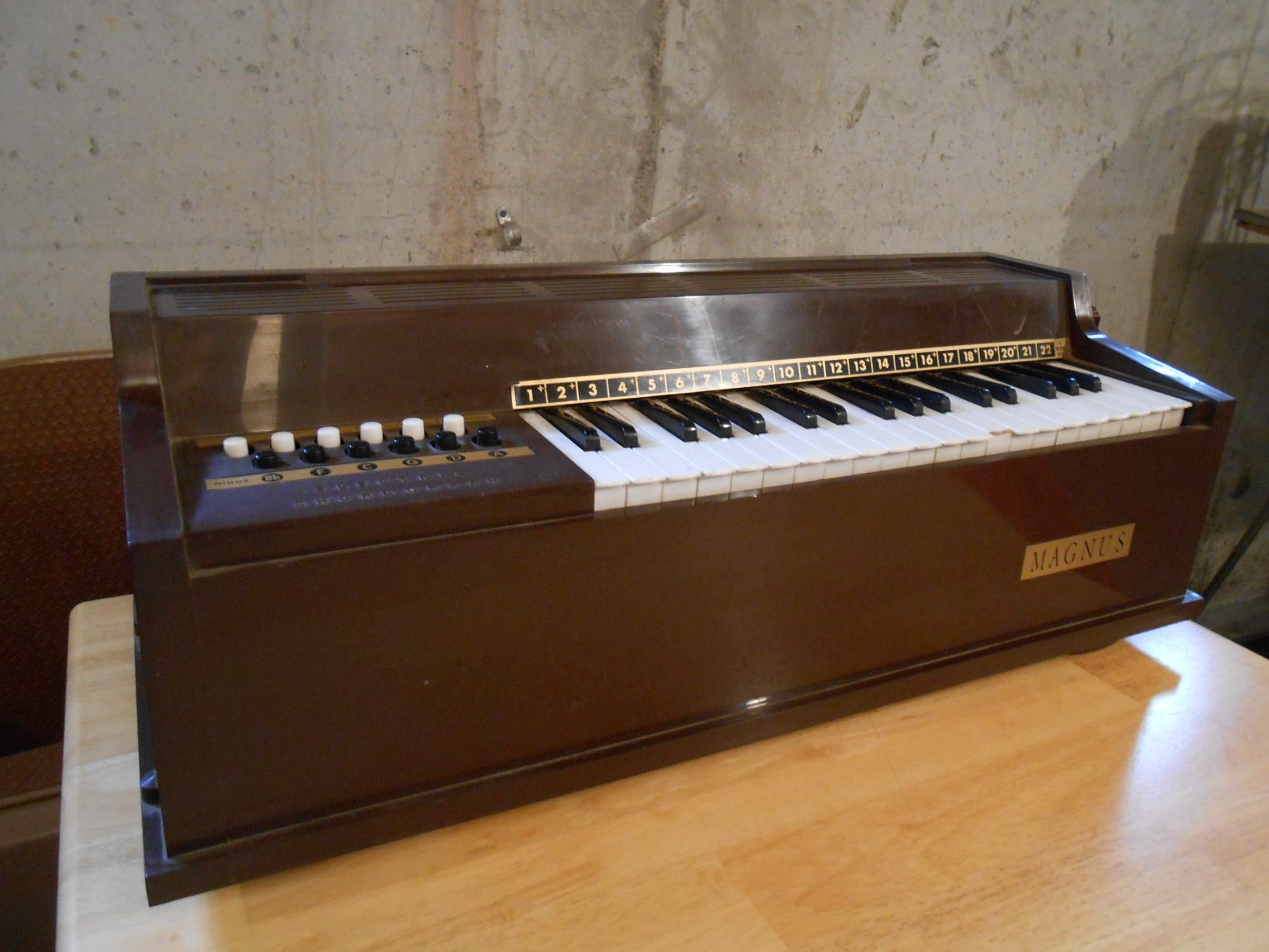 Mid-Century Magnus Electric Chord Organ