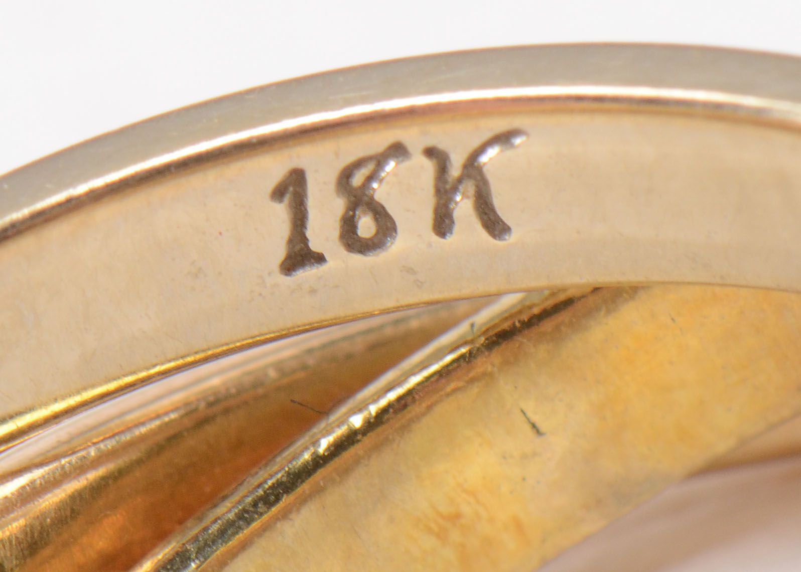 Cartier of Paris 18K Tri-Color Trinity Ring