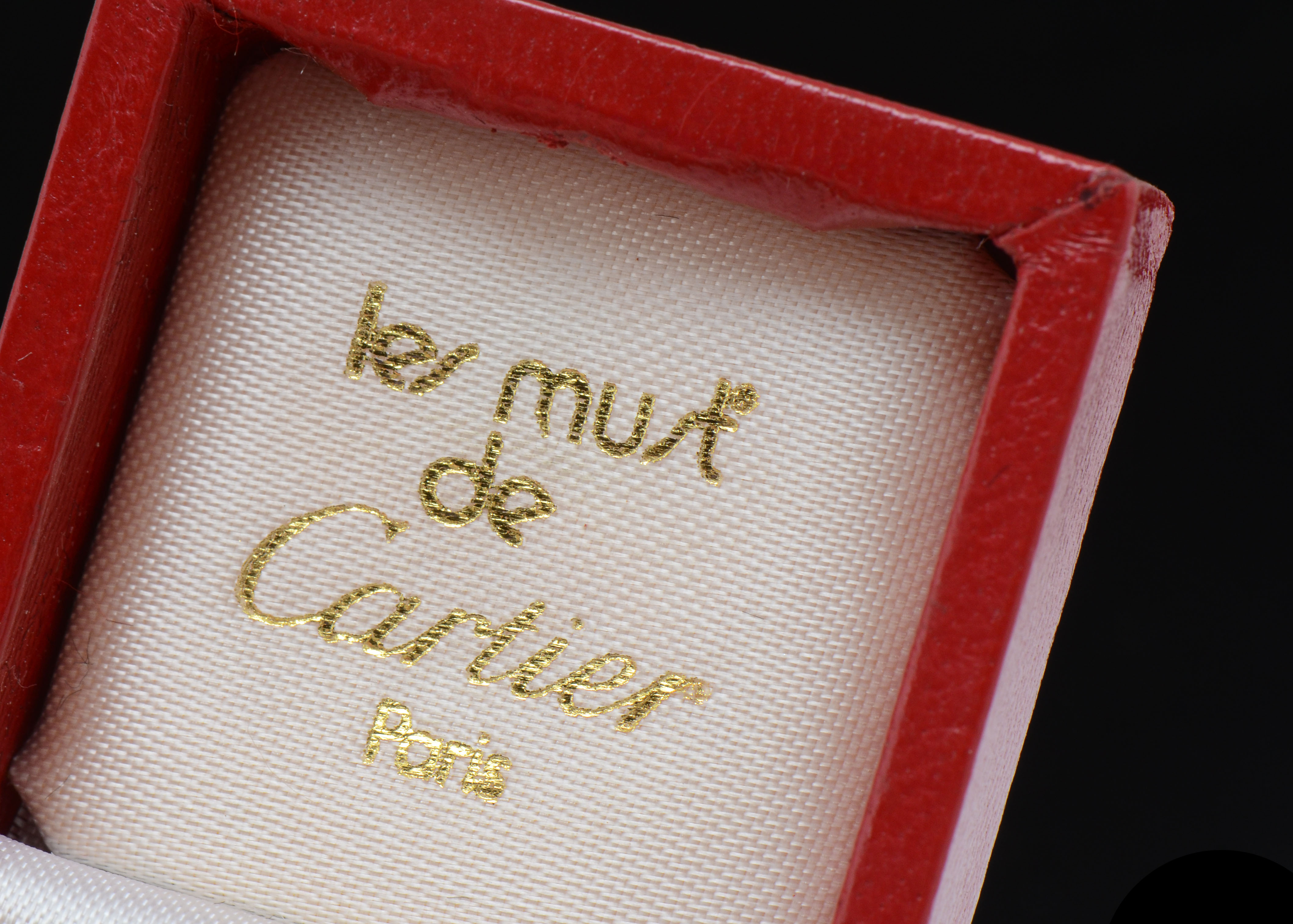 Cartier of Paris 18K Tri-Color Trinity Ring