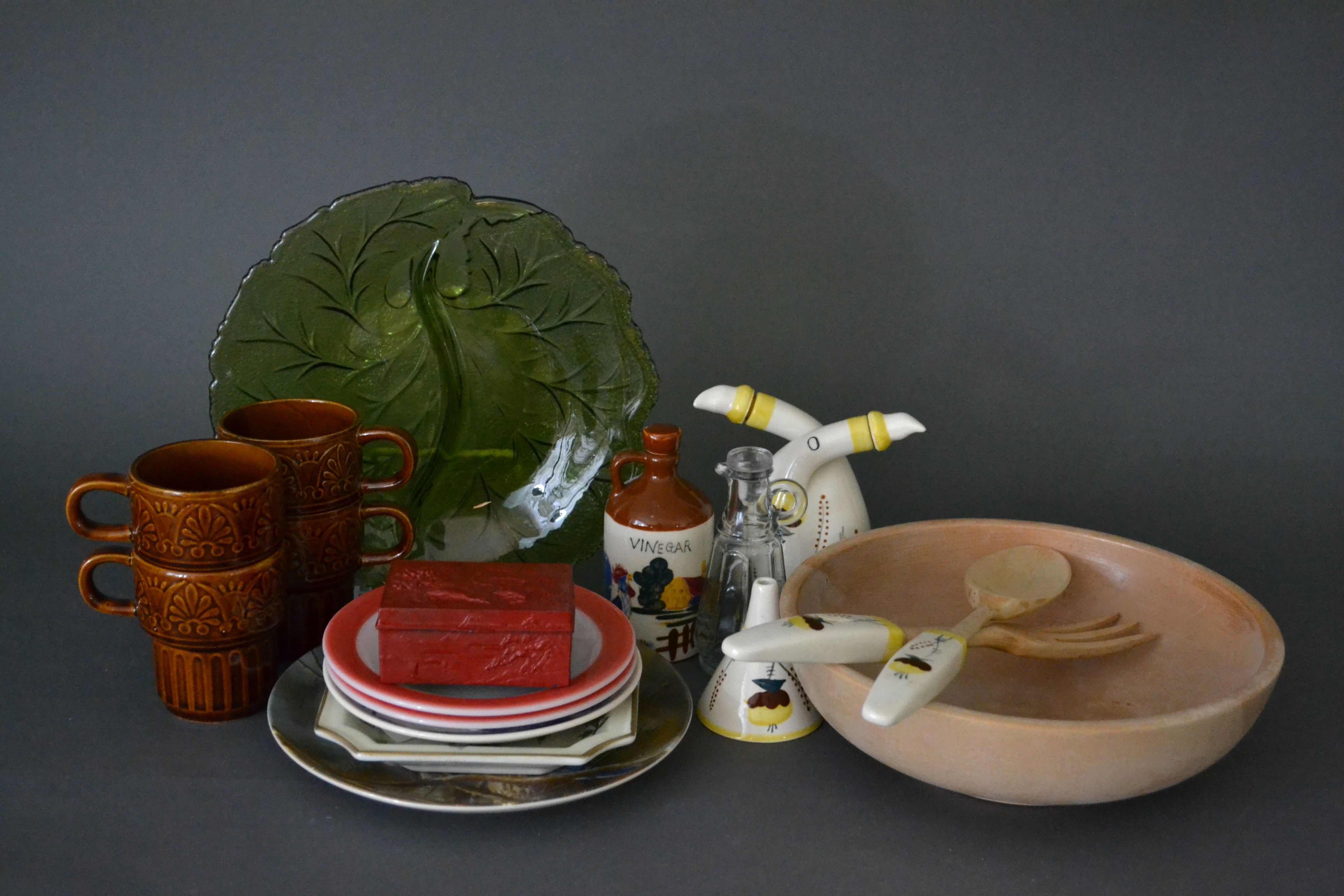 Assortment of Vintage Tableware