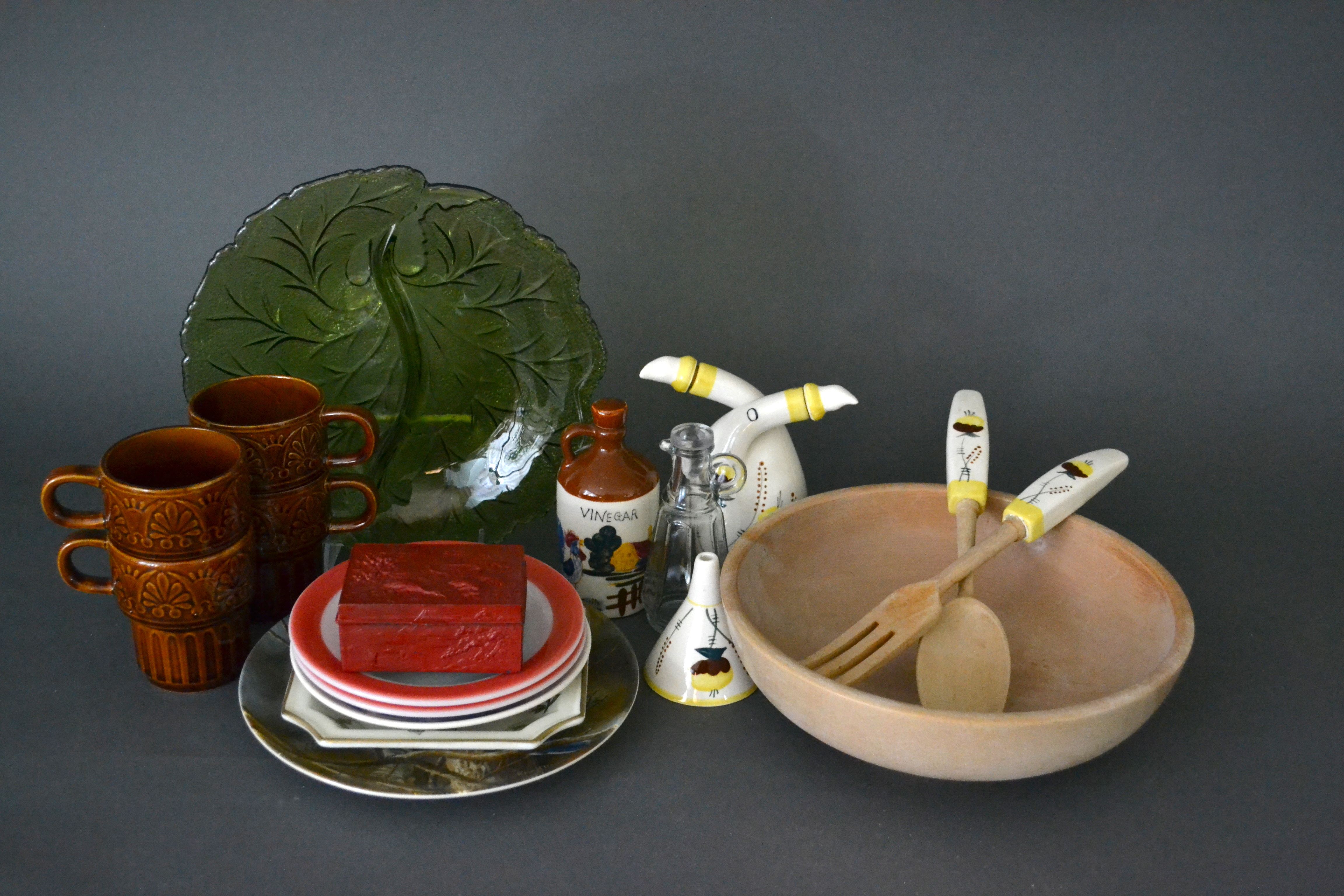 Assortment of Vintage Tableware