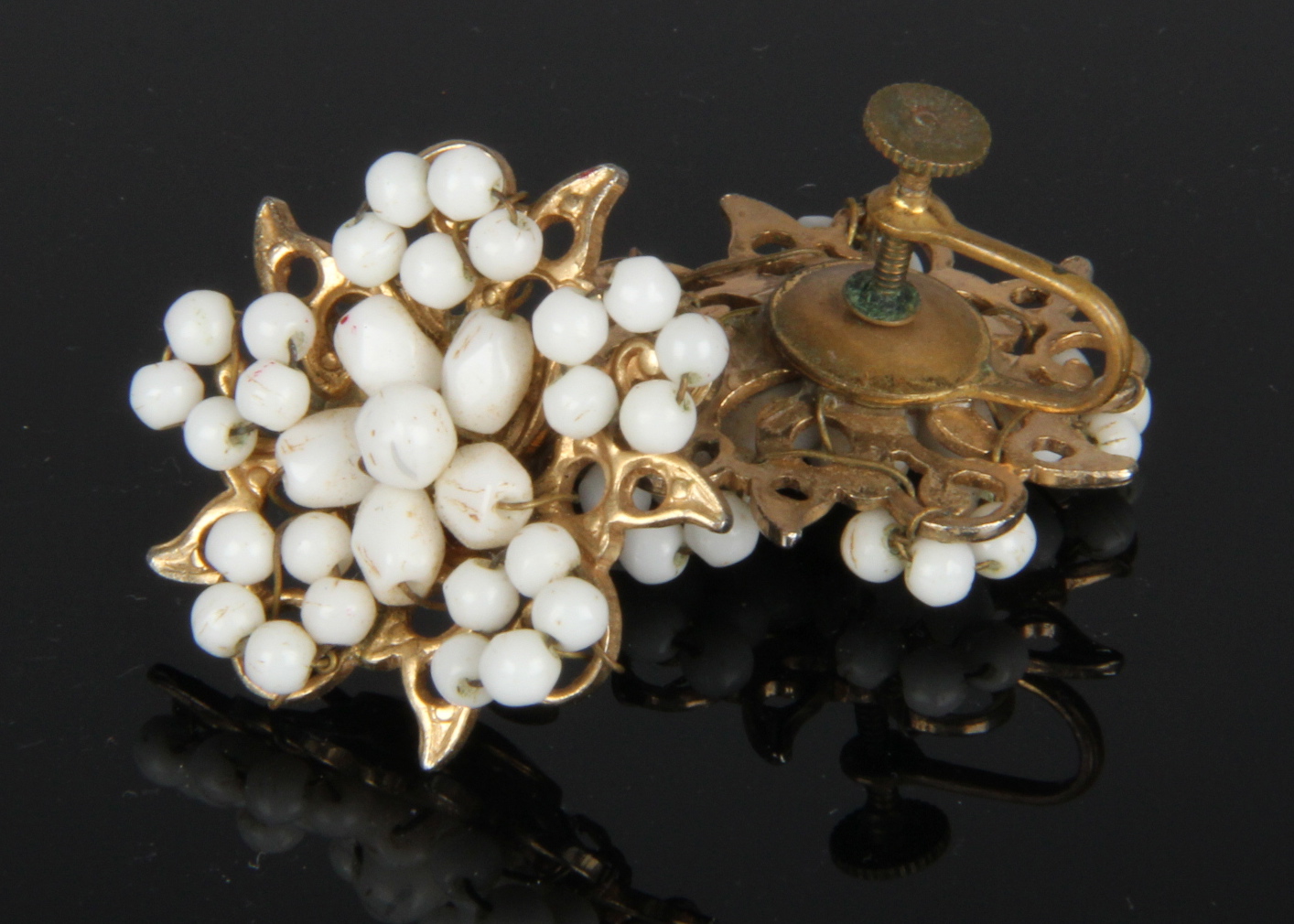 Assorted Costume Jewelry Clip-On Earrings